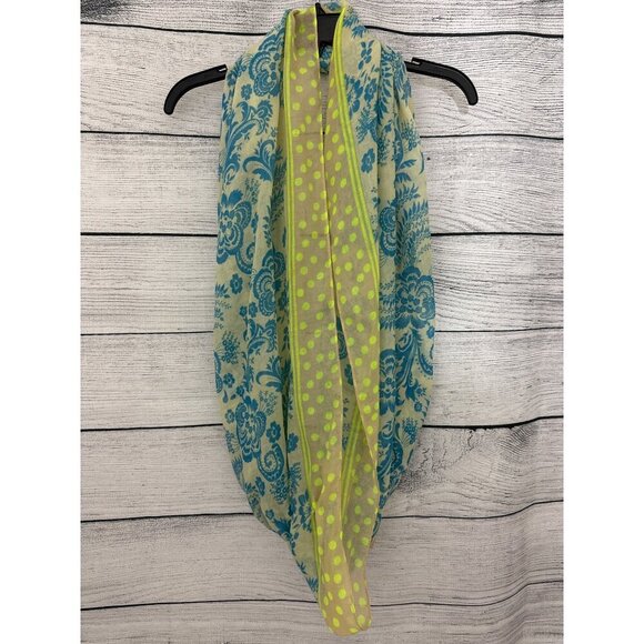Natasha Floral & Polka Dot Infinity Scarf - Picture 1 of 1